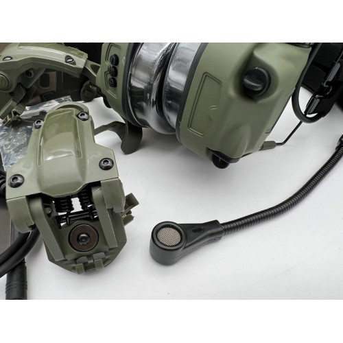 6TH GEN TACTICAL HEADSET тактическая гарнитура, звукосниматель и шумоподавление, активные в Ухте