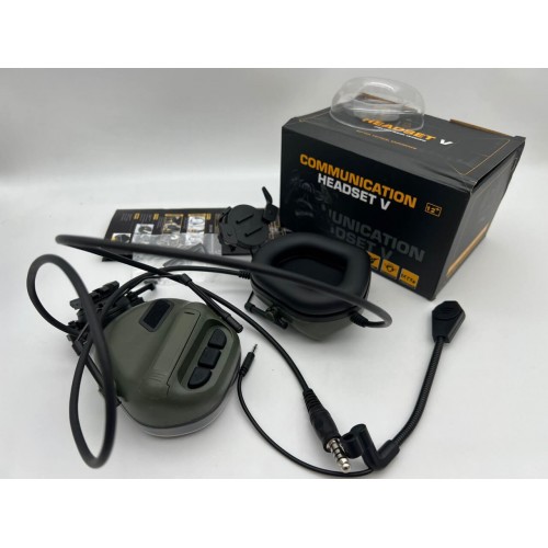 "COMMUNICATION HEADSET V" Активные тактические наушники для стрельбы в Ухте