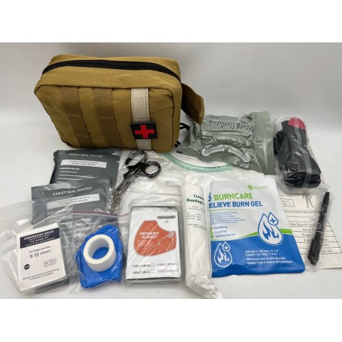 Номер 2. АРМЕЙСКАЯ АПТЕЧКА первой помощи ‼️УКОМПЛЕКТОВАННАЯ (с противоожоговым гелем BURNCARE в комплекте) / универсальная медицинская аптечка в Ухте