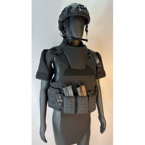 Бронежилет разгрузочный UNIVERSAL ARMOR в Ухте (СВМПЭ + бронеплиты Бр5 класса) черный