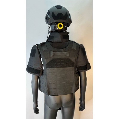 Бронежилет разгрузочный UNIVERSAL ARMOR в Ухте (СВМПЭ + бронеплиты Бр5 класса) черный